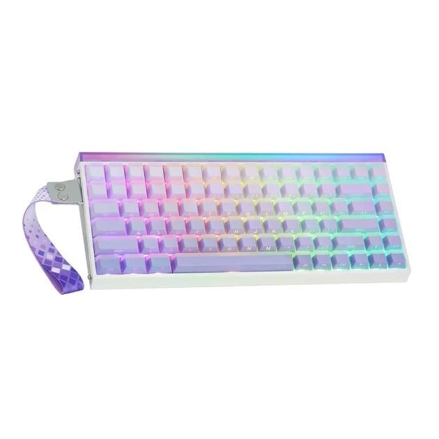 Клавиатура игровая Aula Hero 84 не магнитная проводная с RGB подсветкой Magnetic Switch Gradient Purple (33137501)