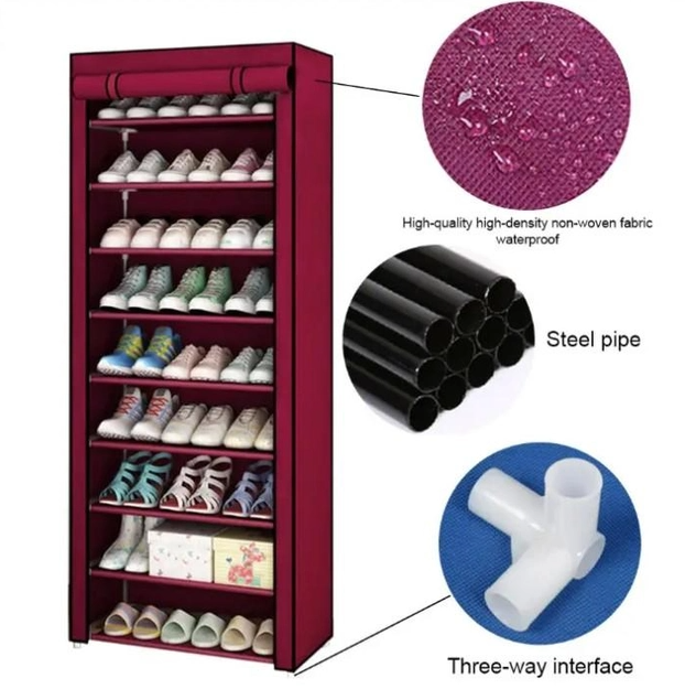 Шкаф для хранения обуви Compages Shoes Shelf T-1099 на 9 секций (14168189) - фото 12 Шкаф для хранения обуви Compages Shoes Shelf T-1099 на 9 секций (14168189) - фото 12