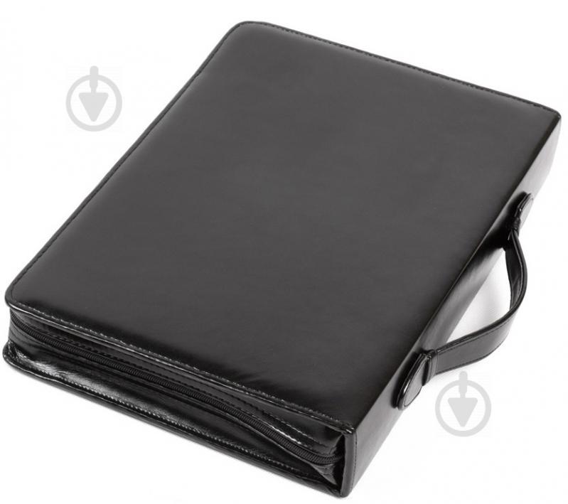 Папка деловая с ручкой из искусственной кожи JPB Черный (AK-07N)