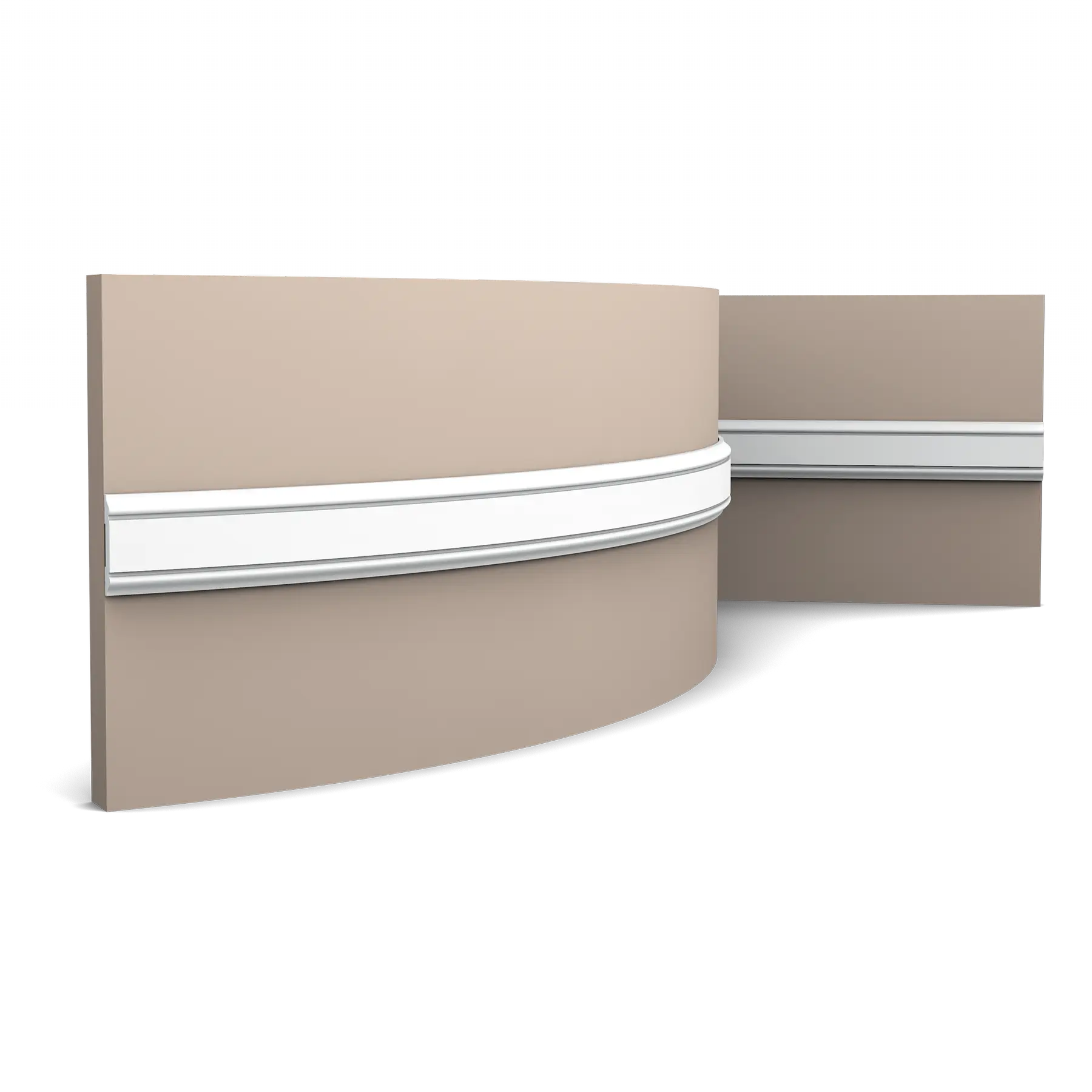 Молдинг гибкий дюрополимер Orac Dеcor 2000х47x8 мм (PX144F)