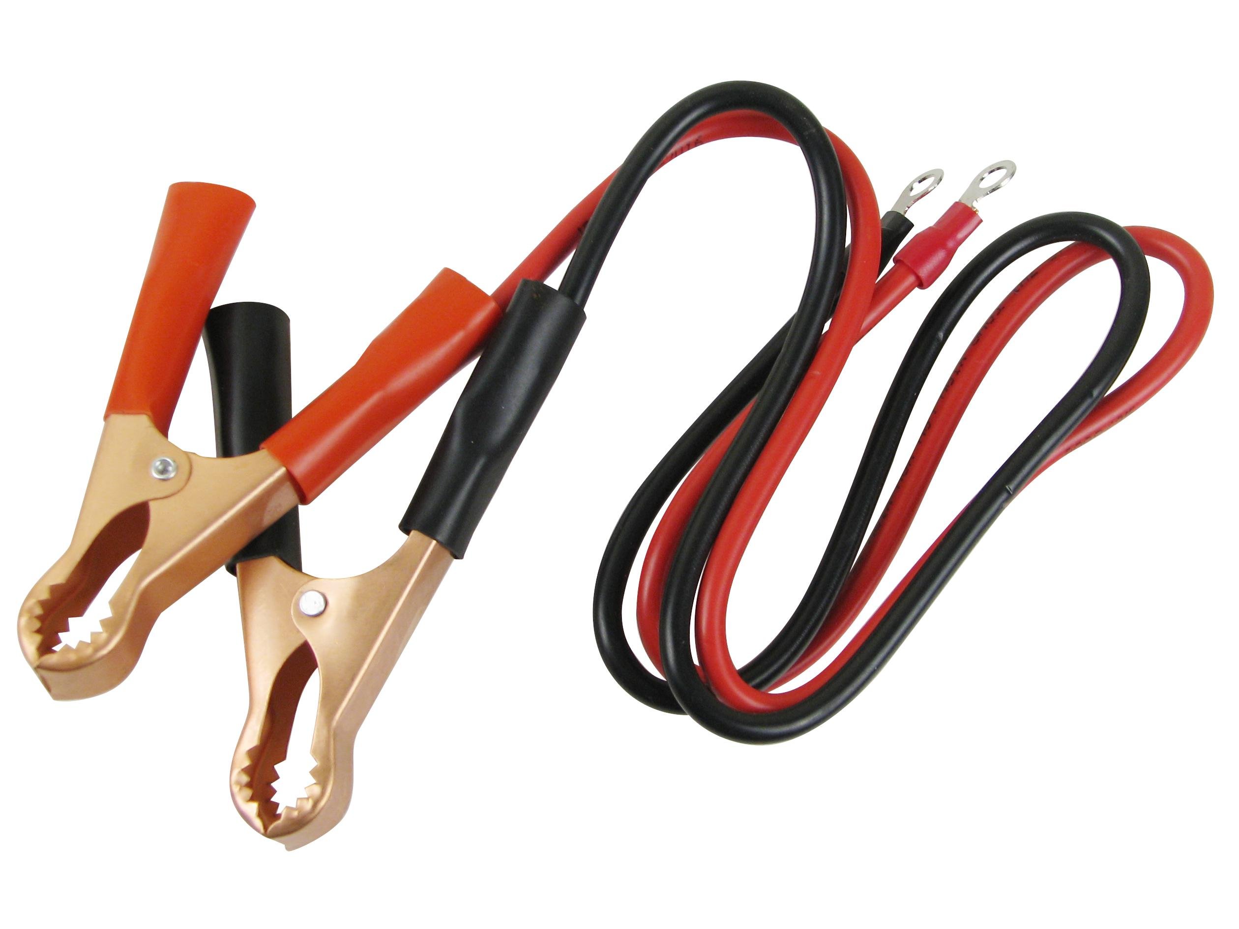 Кабель для інвертора Lemanso LM40255 з крокодилами 6 мм2 500 мм