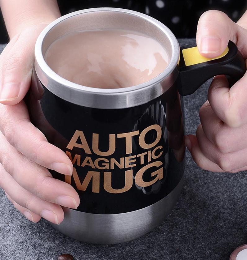 Кружка-мешалка магнитная Auto Magnetic Mug Resteq 400 мл Черный (VA-1430293835) - фото 9