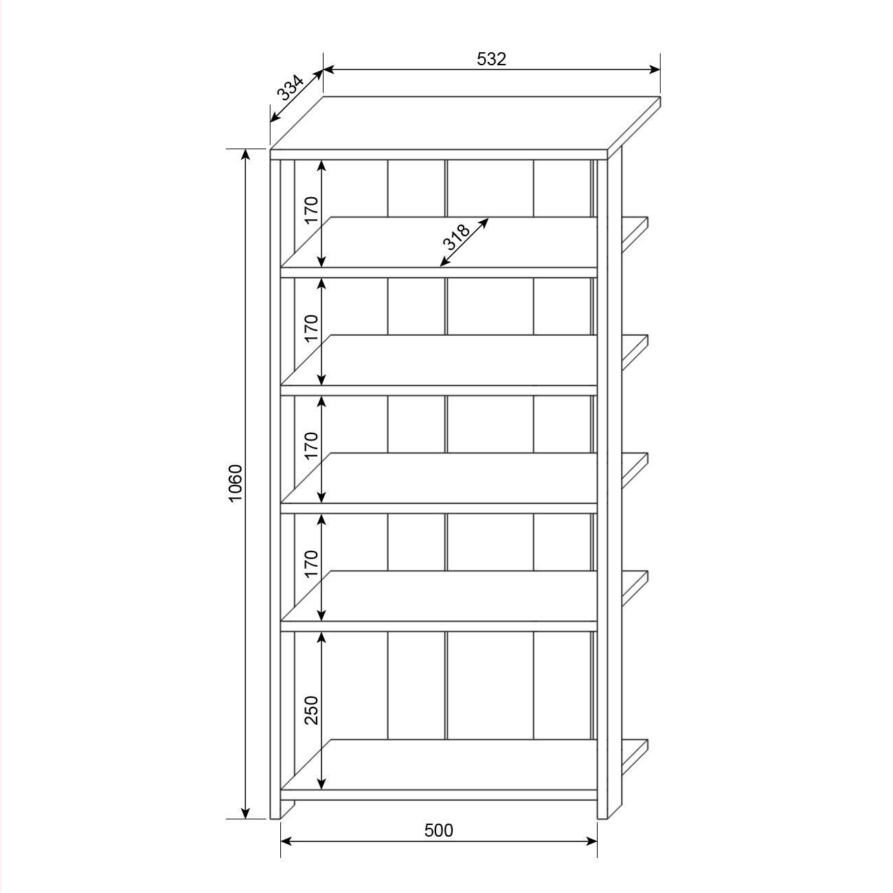 Тумба для взуття Corners Flash-10 Дуб сонома трюфель (KRN-4009-02) - фото 3