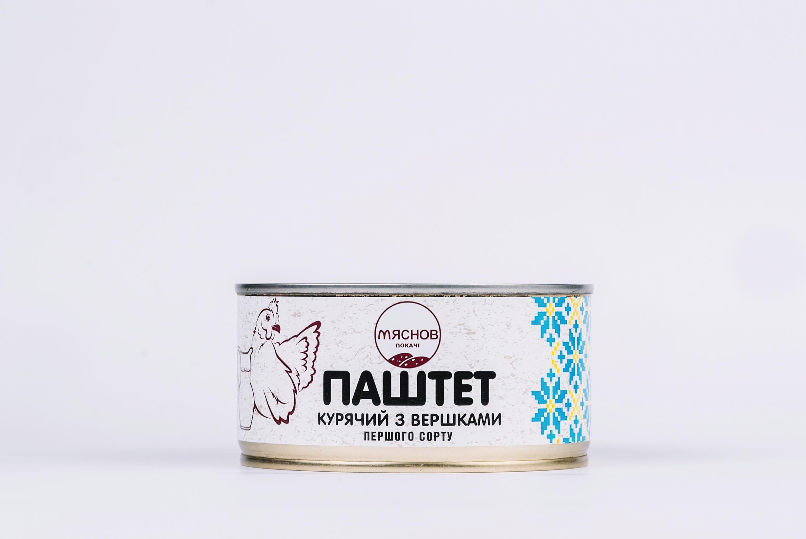 Консерва Мяснов локачі Паштет курячий з вершками 0,325 кг (9859)