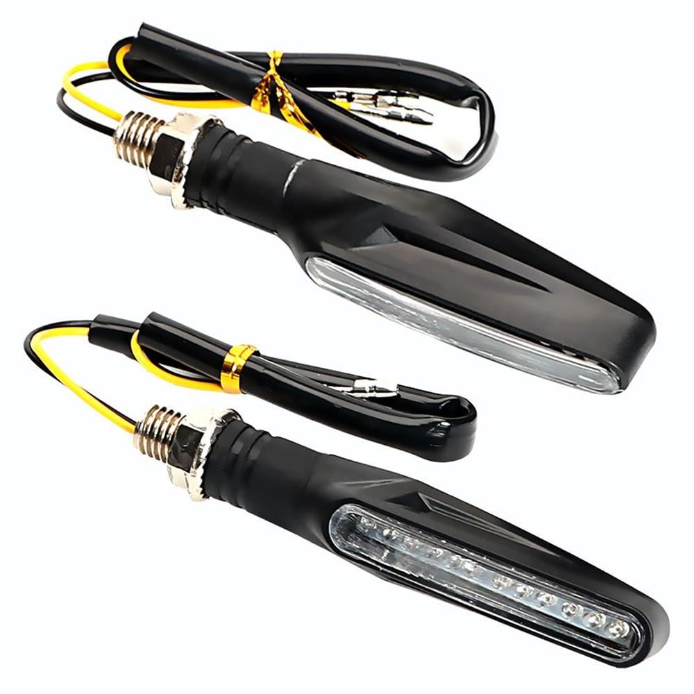 Поворотники LED для мотоцикла жовті динамічні 12 В IP65 2 шт. (286746) Поворотники LED для мотоцикла жовті динамічні 12 В IP65 2 шт. (286746)