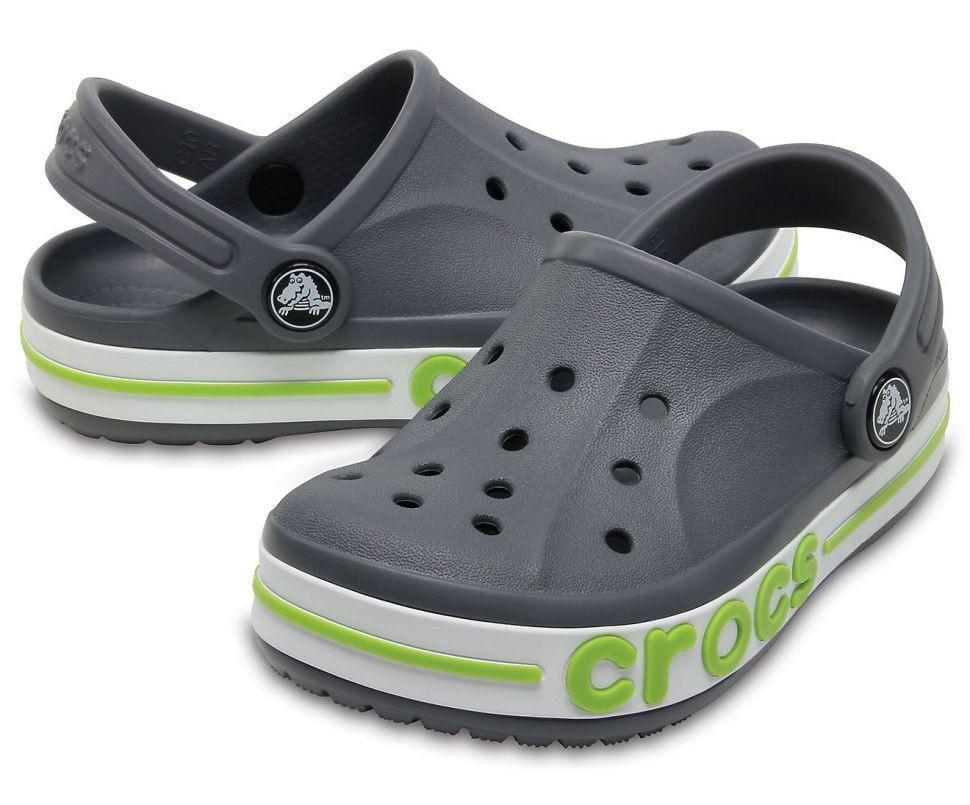 Сабо дитячі Crocs Bayaband Clog Kids р. 32/33 Charcoal (6480)