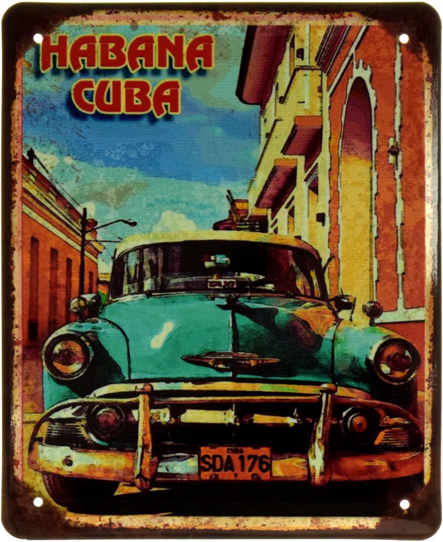 Табличка металева Habana Cuba SDA 176 18x22 см