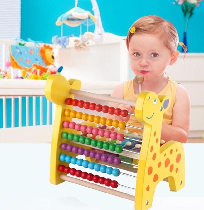 Деревянные детские счеты жираф Fortune idea - фото 5 Деревянные детские счеты жираф Fortune idea - фото 5