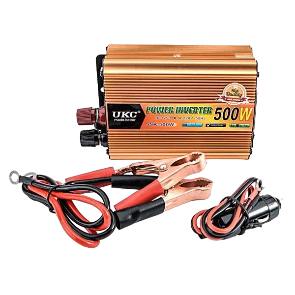 Инвертор автомобильный UKC 500W (14-3-01679)