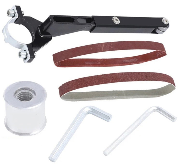 Шліфувальна насадка адаптер гріндер для КШМ з валом M10-М14 (AND ES-01)