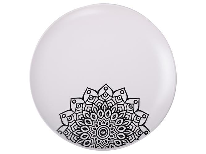 Тарелка десертная Limited Edition Kora Белый 20,5 см (MLM-JH2068-2)