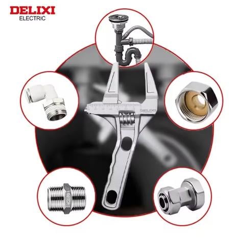 Ключ розвідний DELIXI 2170 8-70 (705202) - фото 4