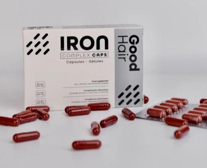 Капсули Good Hair Regenera Iron Complex Caps залізо в поєднанні з вітамінами та мікроелементами 30 капсул