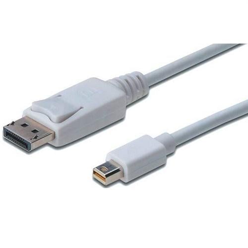 Кабель для передачі відеосигналу Assmann miniDisplayPort to DisplayPort AM/AM 3 м Білий (AK-340102-030-W) - фото 2 Кабель для передачі відеосигналу Assmann miniDisplayPort to DisplayPort AM/AM 3 м Білий (AK-340102-030-W) - фото 2