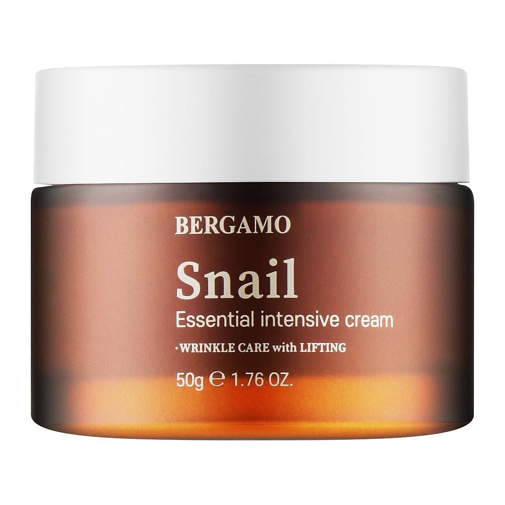 Крем для лица Bergamo Snail Essential Intensive Cream с муцином улитки 50 г (8809414192217)