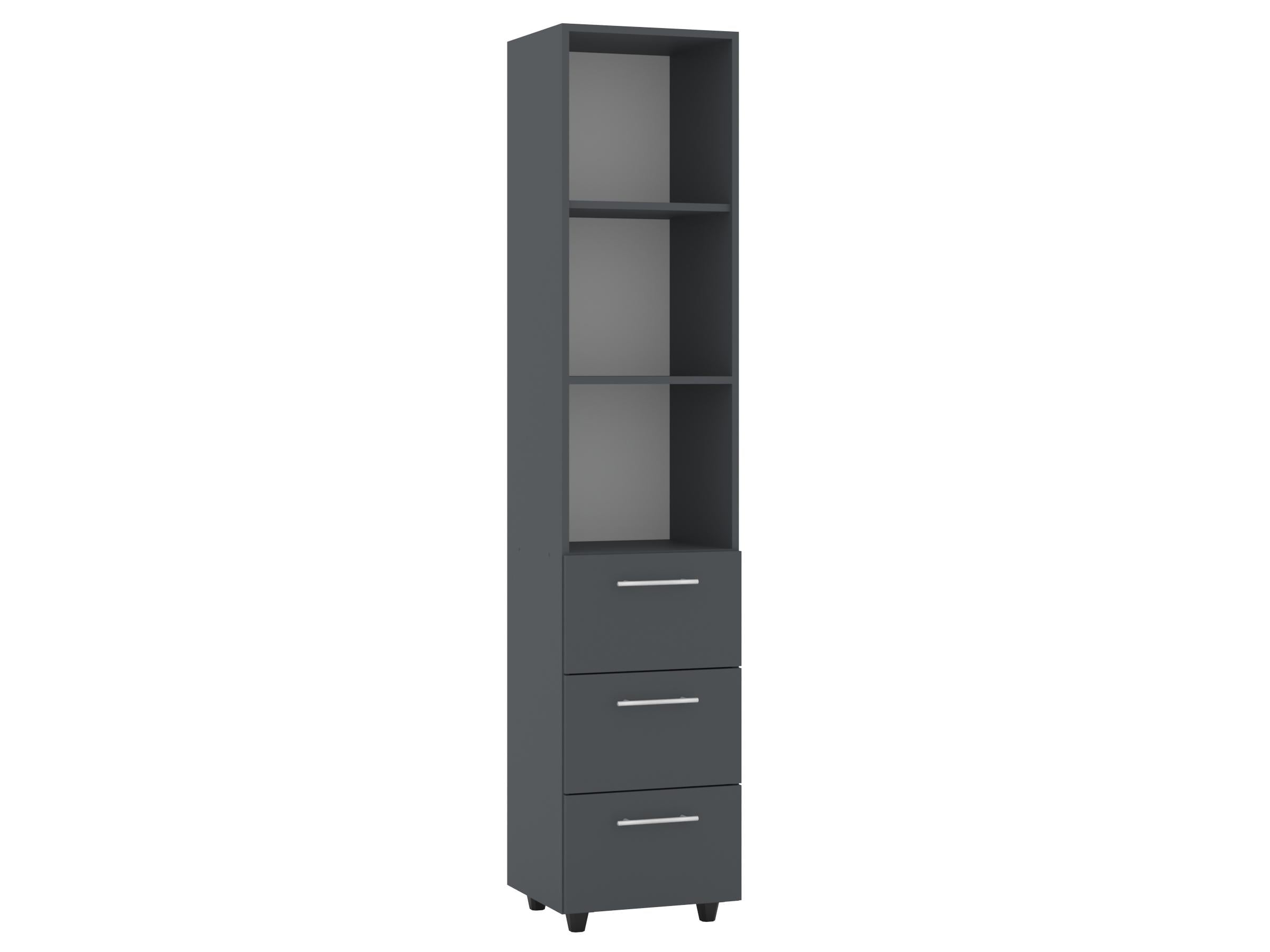 Шкаф-пенал PEHOTIN П-3 40х38х189,5 см Антрацит (PN-102064)