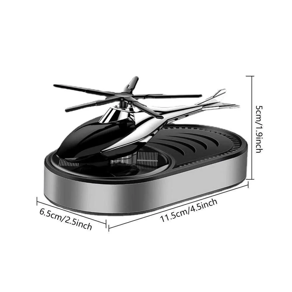 Ароматизатор Вертоліт автомобільний на сонячній панелі із запахом Одеколон - фото 3