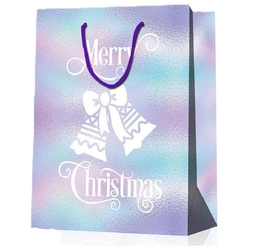 Подарочный пакет новогодний Stenson R33091-L Merry Christmas