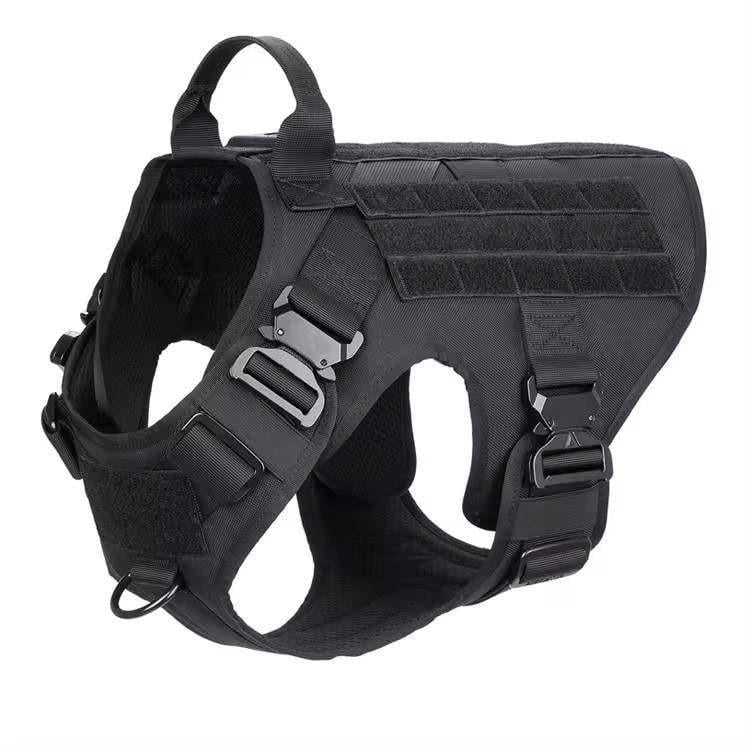 Шлея для собак Harness K9 Long жилет с ручкой/4 металлических фастекса М 62-84 см Черный (2183924092)