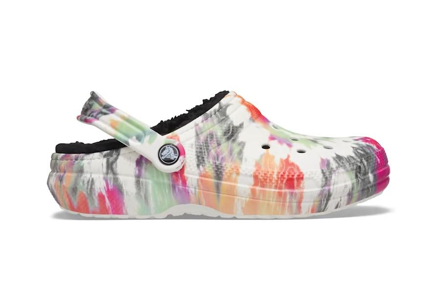 Сабо Crocs Classic Tie Dye Lined р. W9/EUR 39-40 Black/Multi (10809620) - фото 2