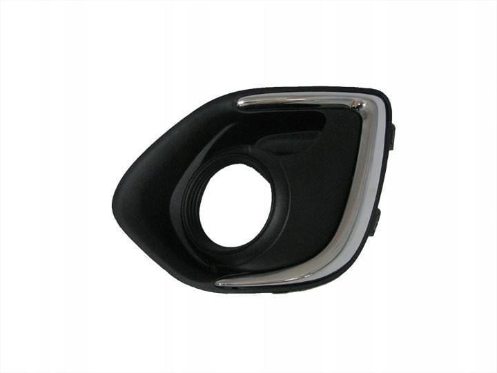 Решетка бампера AVTM Mitsubishi ASX 13-15 левая с отверстиями для противотуманок молдингом (4823 911)