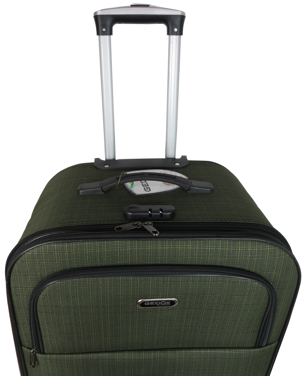 Чемодан большой текстильный Gedox GD Polo на колесах 100 л Хаки - фото 7 Чемодан большой текстильный Gedox GD Polo на колесах 100 л Хаки - фото 7