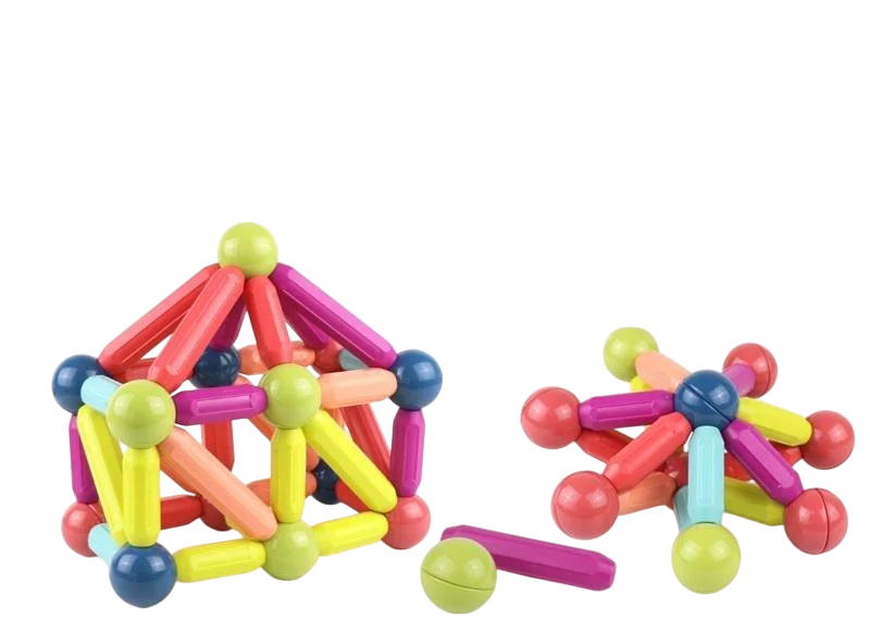 Конструктор дитячий магнітний 3D Magnetic Sticks, що розвиває 42 деталі (23417763)