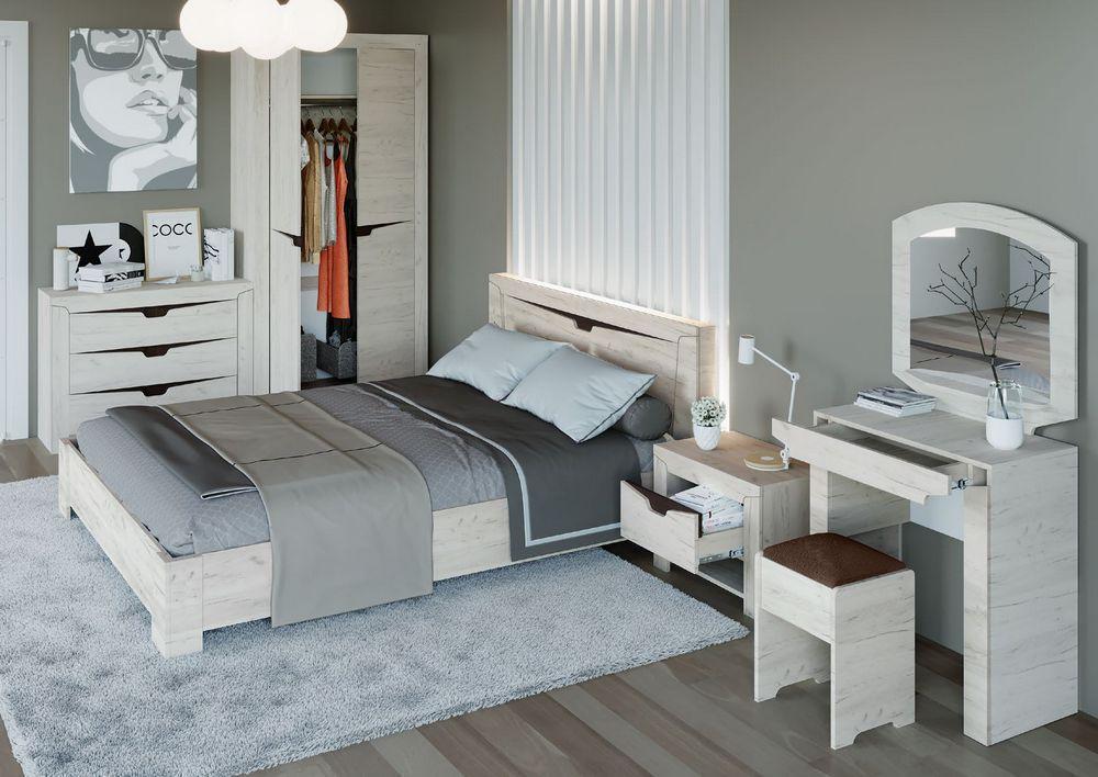 Спальня Эверест Либерти-4 модульная Крафт белый (е-20532)