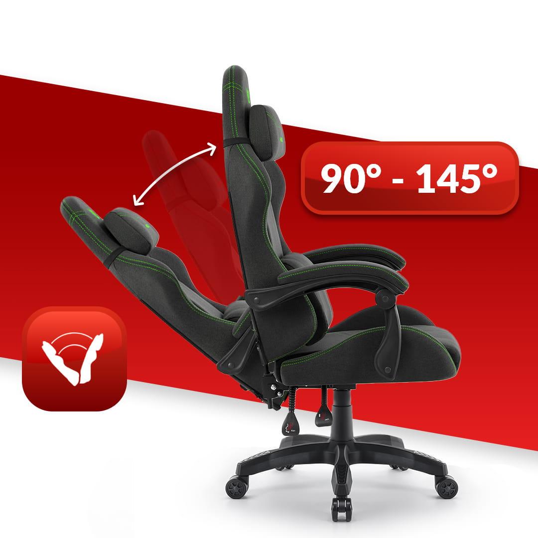 Комп'ютерне крісло Hell's HC-1014 тканина Black-Green (5907196010347.) - фото 8 Комп'ютерне крісло Hell's HC-1014 тканина Black-Green (5907196010347.) - фото 8