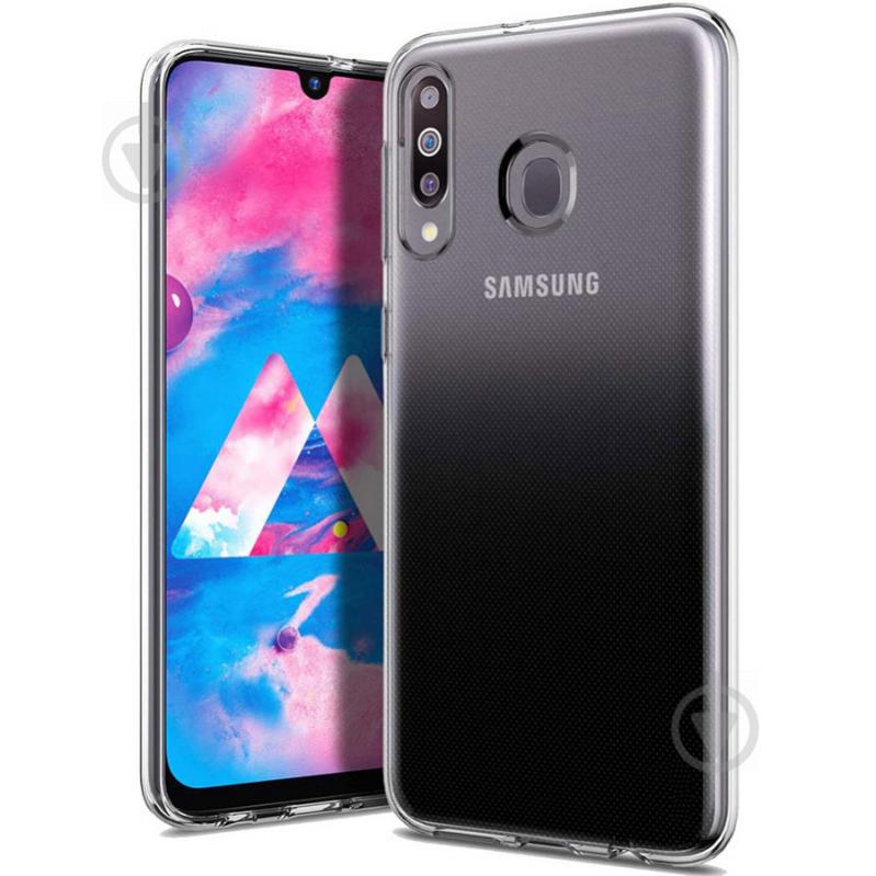 TPU чехол Epik Transparent для Samsung Galaxy M30 Transparent (896974)