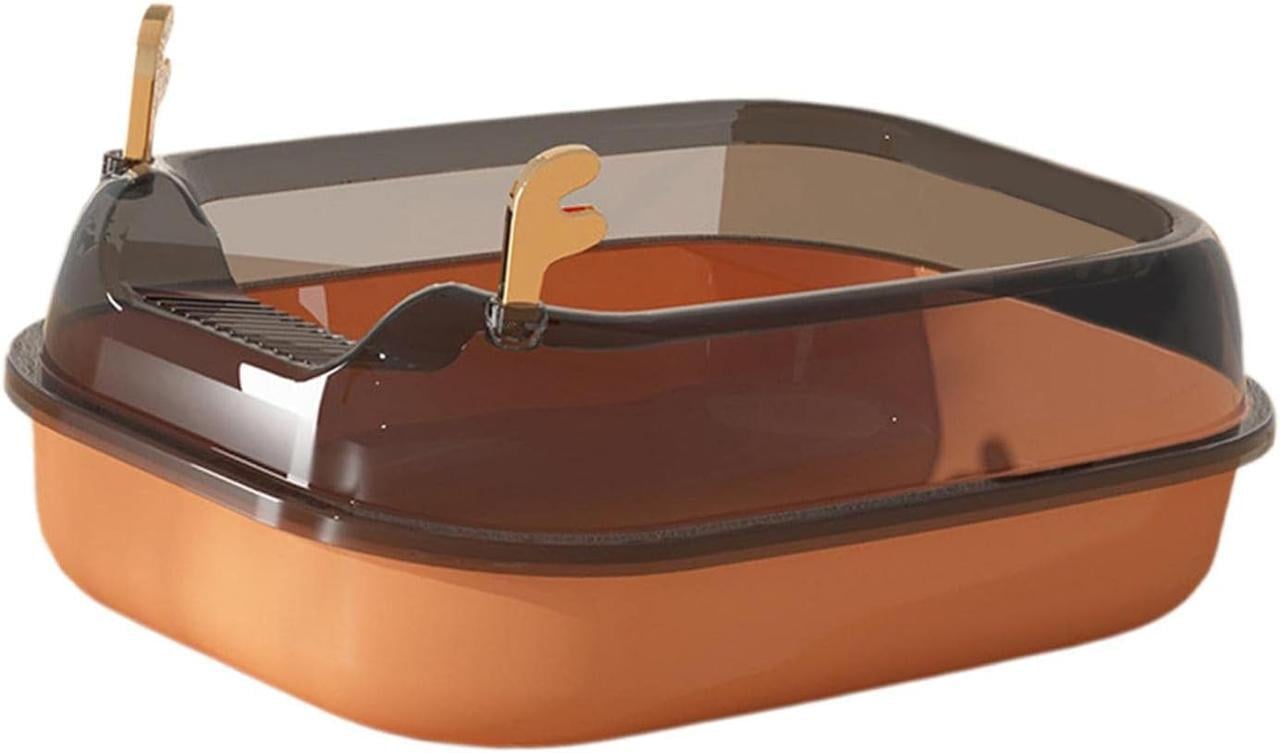 Туалет для кішок ELE PET з лопаткою 36x50x18 см Помаранчевий (2047708839) - фото 1