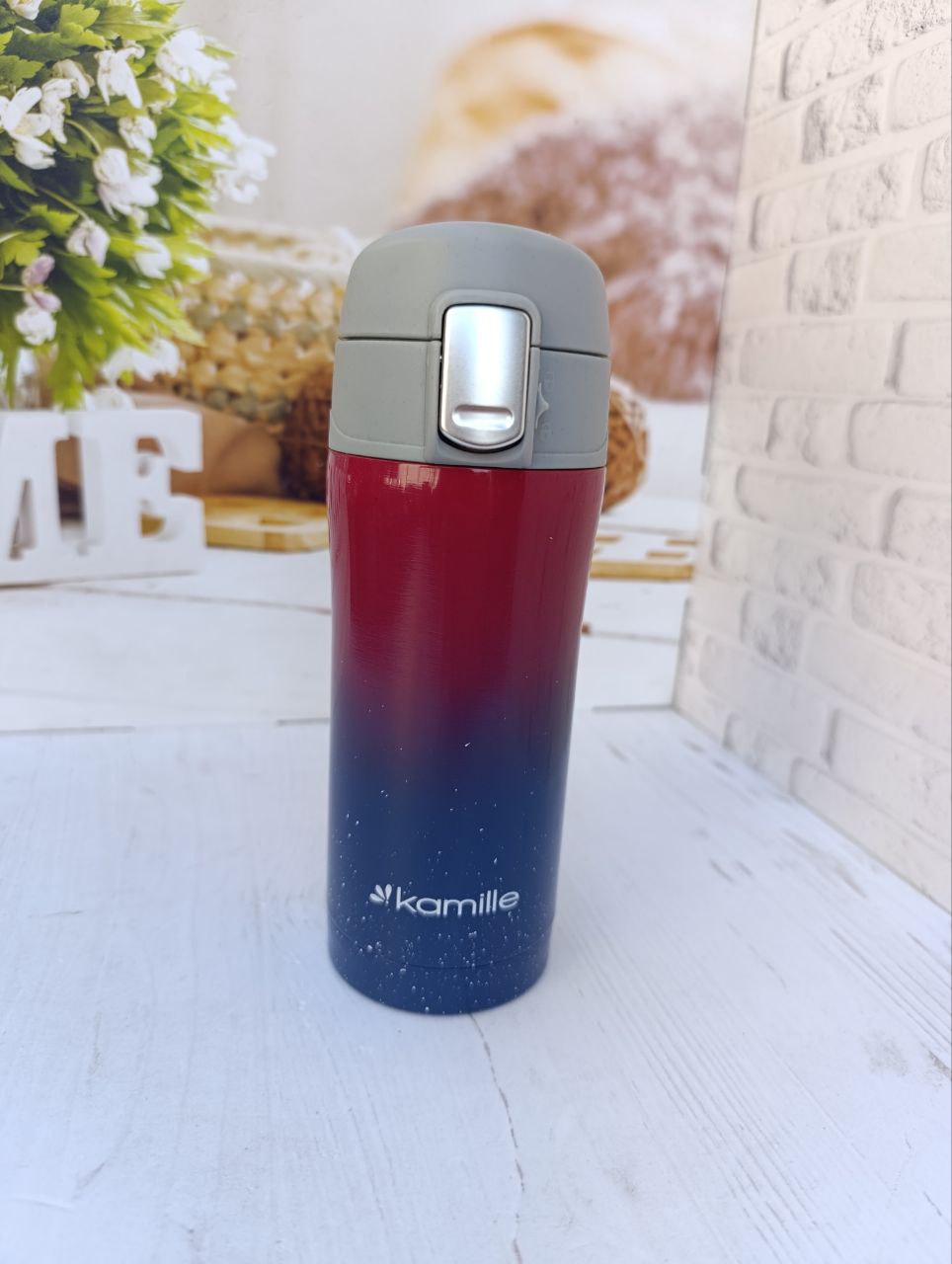Термос Kamille КМ-2094-R из нержавеющей стали 320 мл Бордовый (КМ-2094-R)