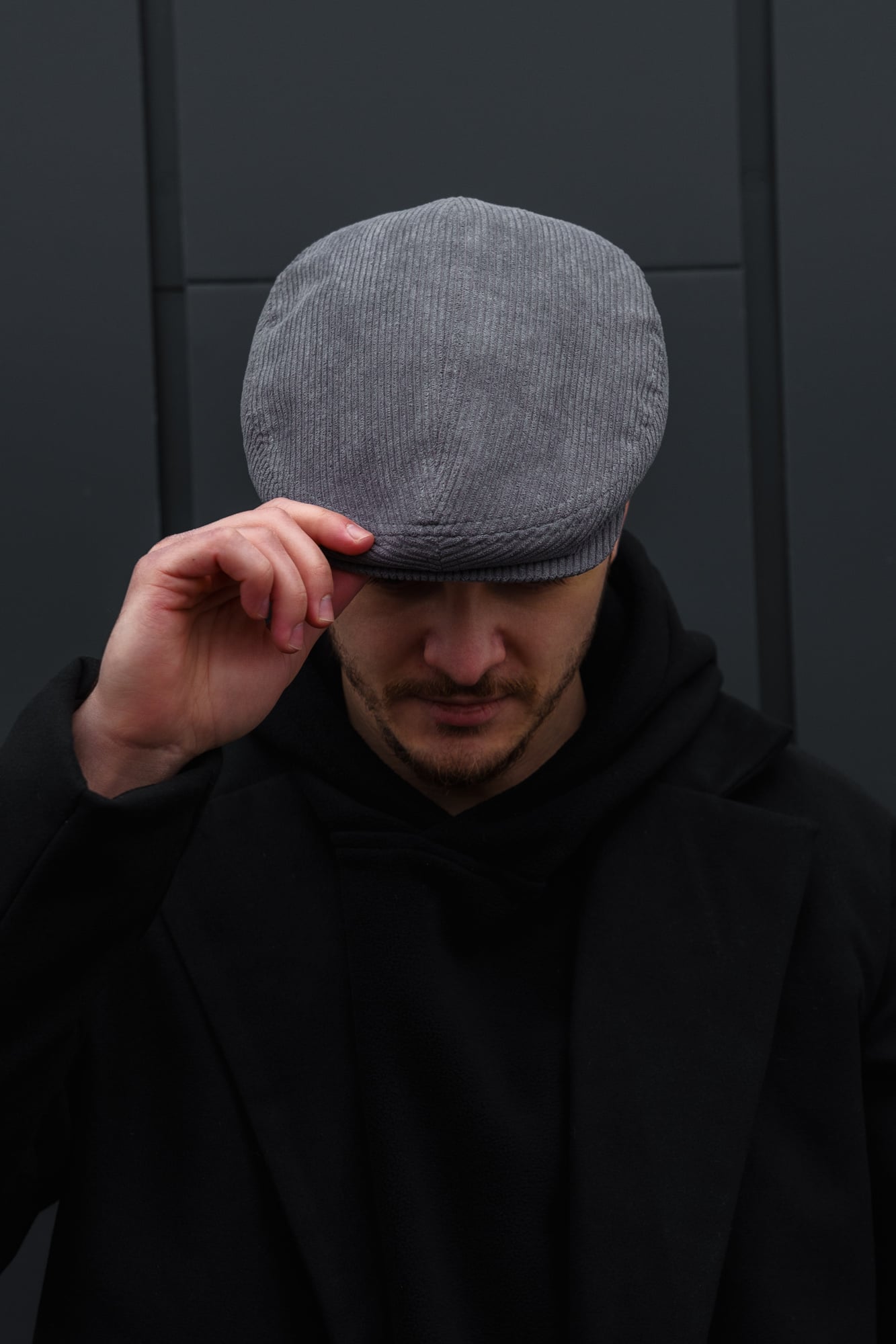 Кепка-кашкет Without Maestro канголка в рубчик Grey (8056796 8056797) Кепка-кашкет Without Maestro канголка в рубчик Grey (8056796 8056797)