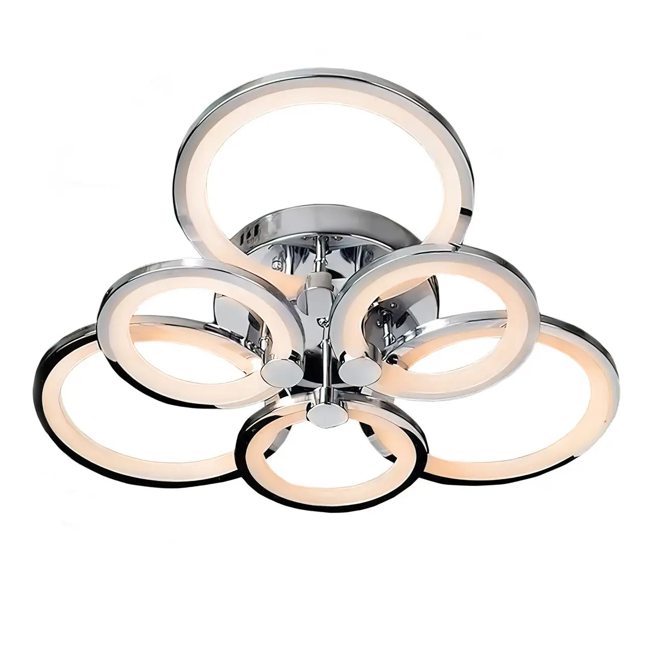 Люстра светодиодная Svet SL-5332/3+3B CR Dimmer 3000-6000К 168W Хром (15342637)