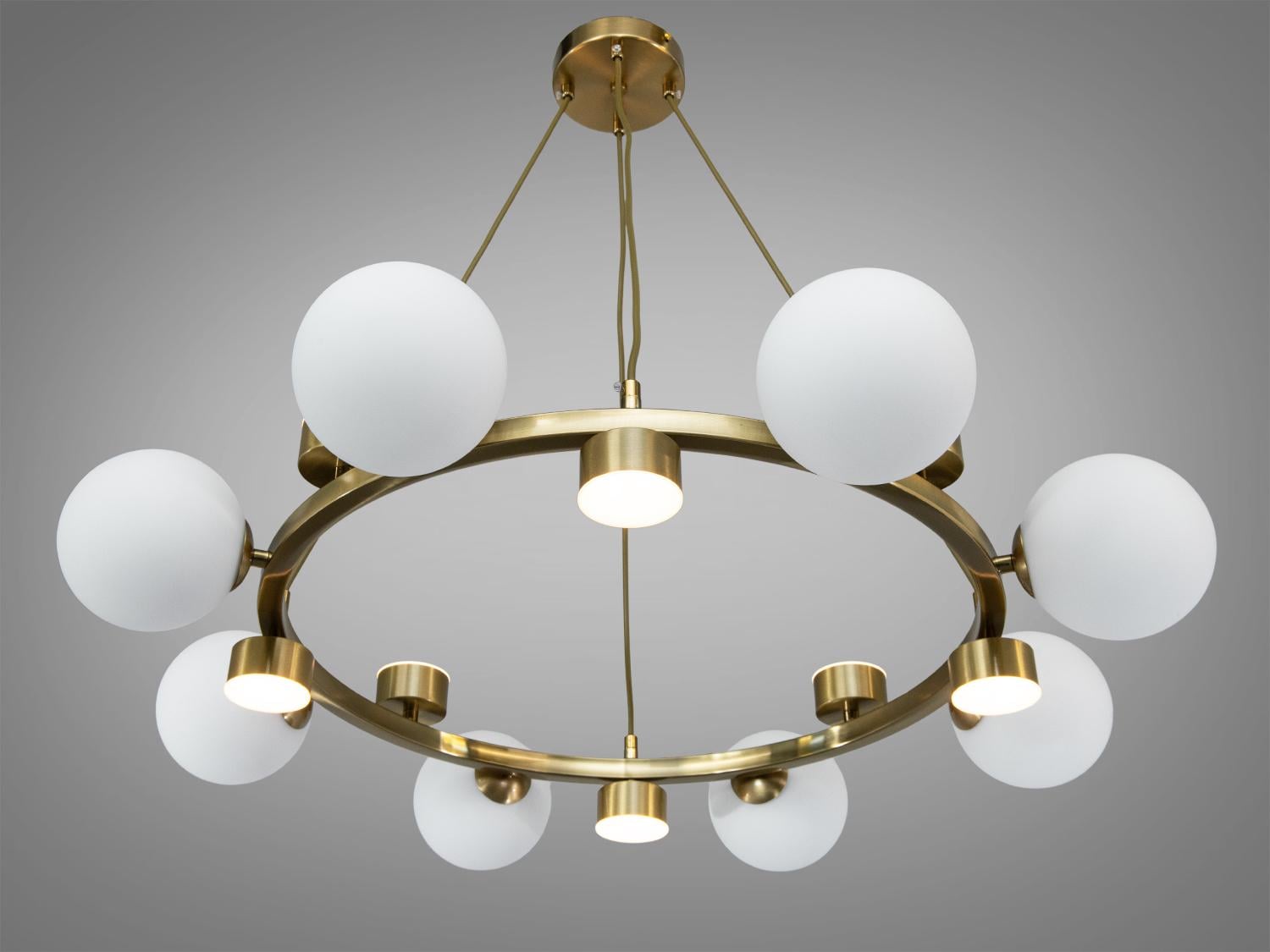 Люстра подвесная Diasha Loft 8 и 8 30Вт Бронзовый (LQ7131/8+8BR)