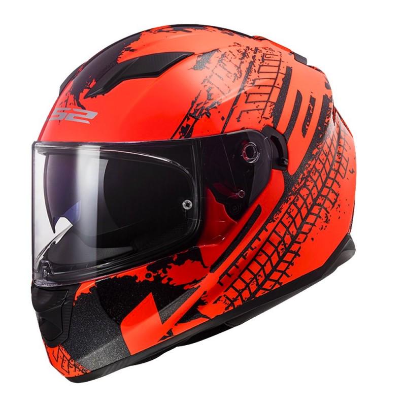 Мотошлем LS2 FF320 Stream Evo Lava Fluo Orange/Black