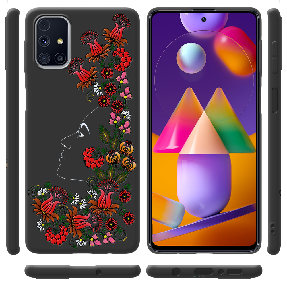 Чехол Boxface Samsung M317 Galaxy M31s 3D Ukrainian Muse Черный силикон (40942-bk64-42019) - фото 2