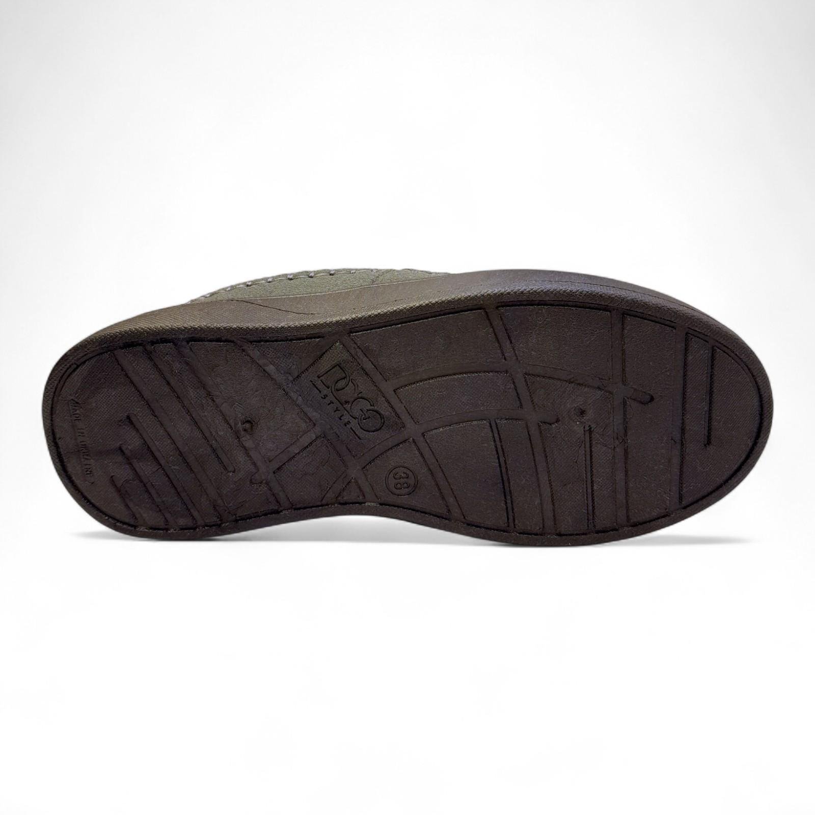 Сабо женские утепленные Dago с экозамшей на меху р. 38 24 см Серый (2807939226) - фото 10