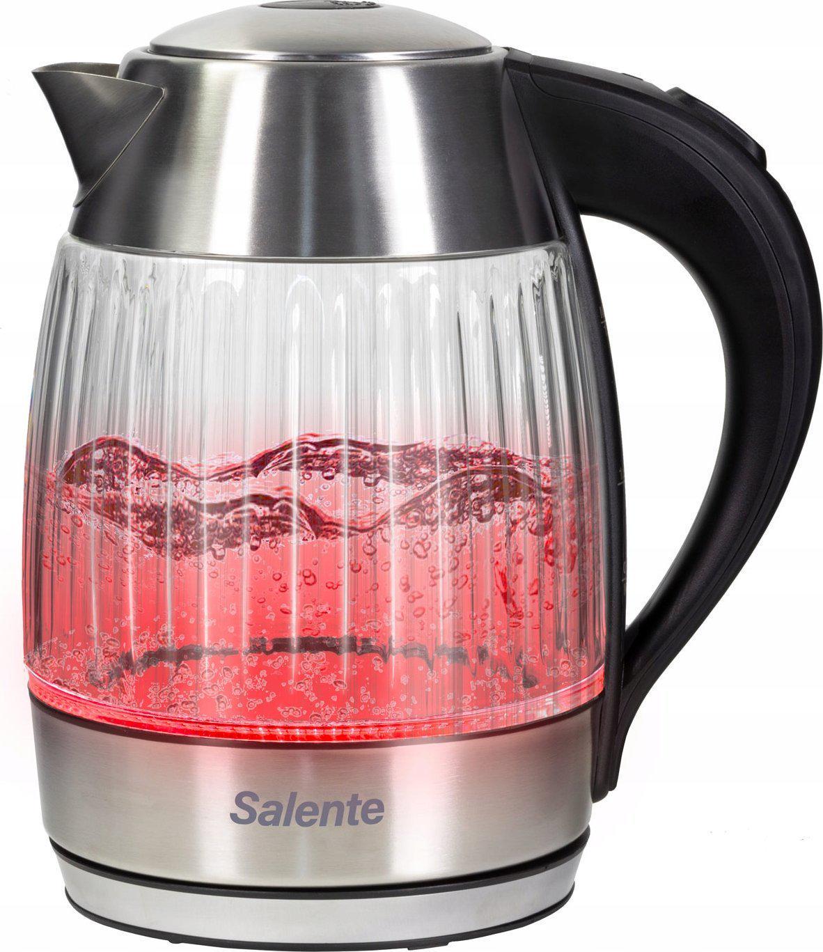 Електрочайник Evolveo Salente Stripe Glass Red (541282)