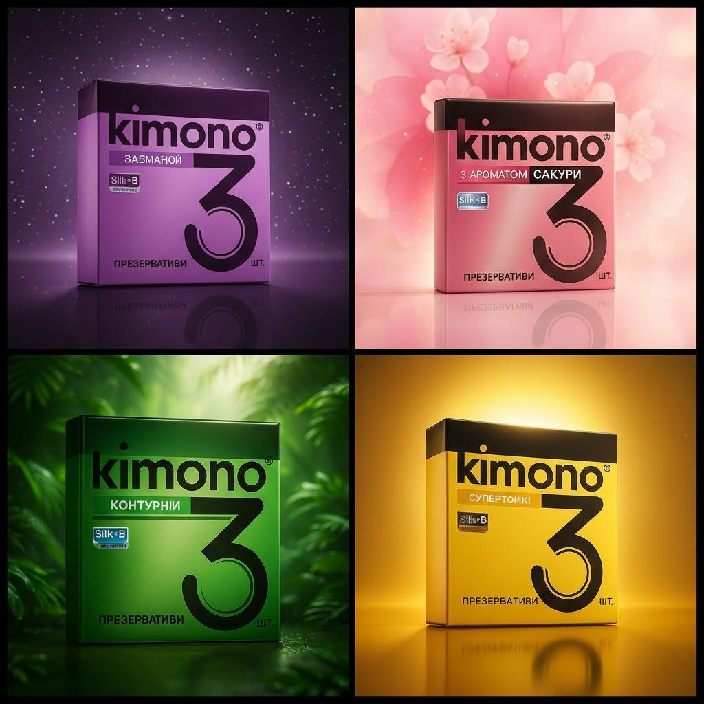 Kimono презервативы микс 36 шт. 6 видов по 2 пачки (000006733) Kimono презервативы микс 36 шт. 6 видов по 2 пачки (000006733)