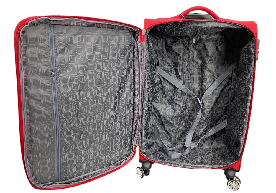 Валіза велика Madisson Snowball 35703 поліестер L Червоний - фото 3 Валіза велика Madisson Snowball 35703 поліестер L Червоний - фото 3