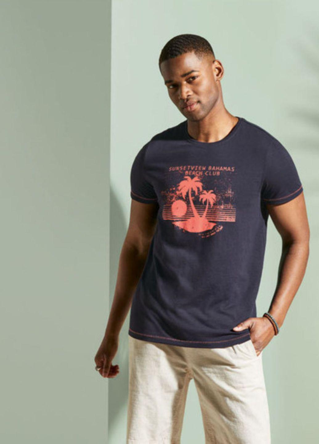 Чоловіча футболка Livergy бавовна L Чорний