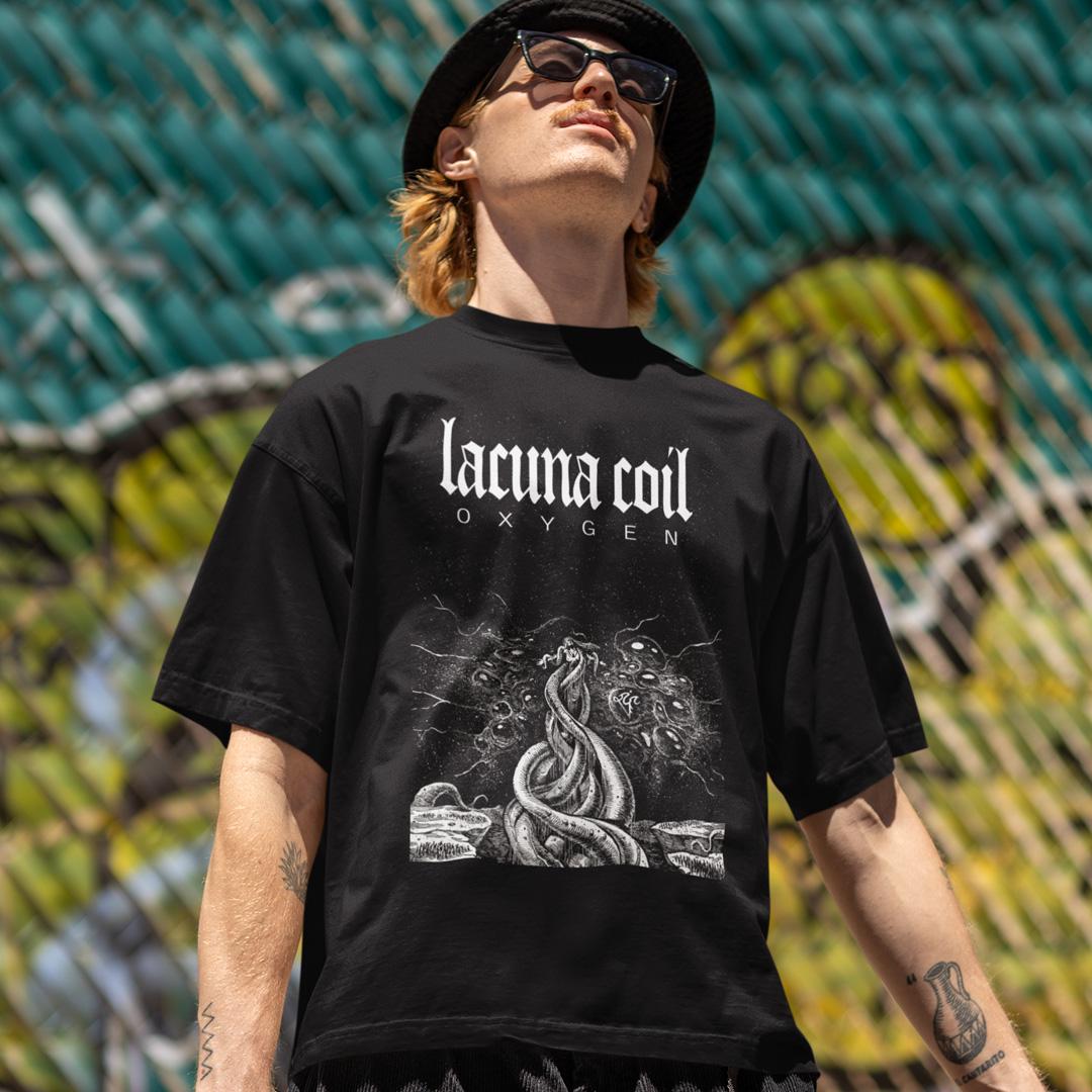 Футболка унисекс Lacuna Coil Oxygen XS Черный (0000012403)
