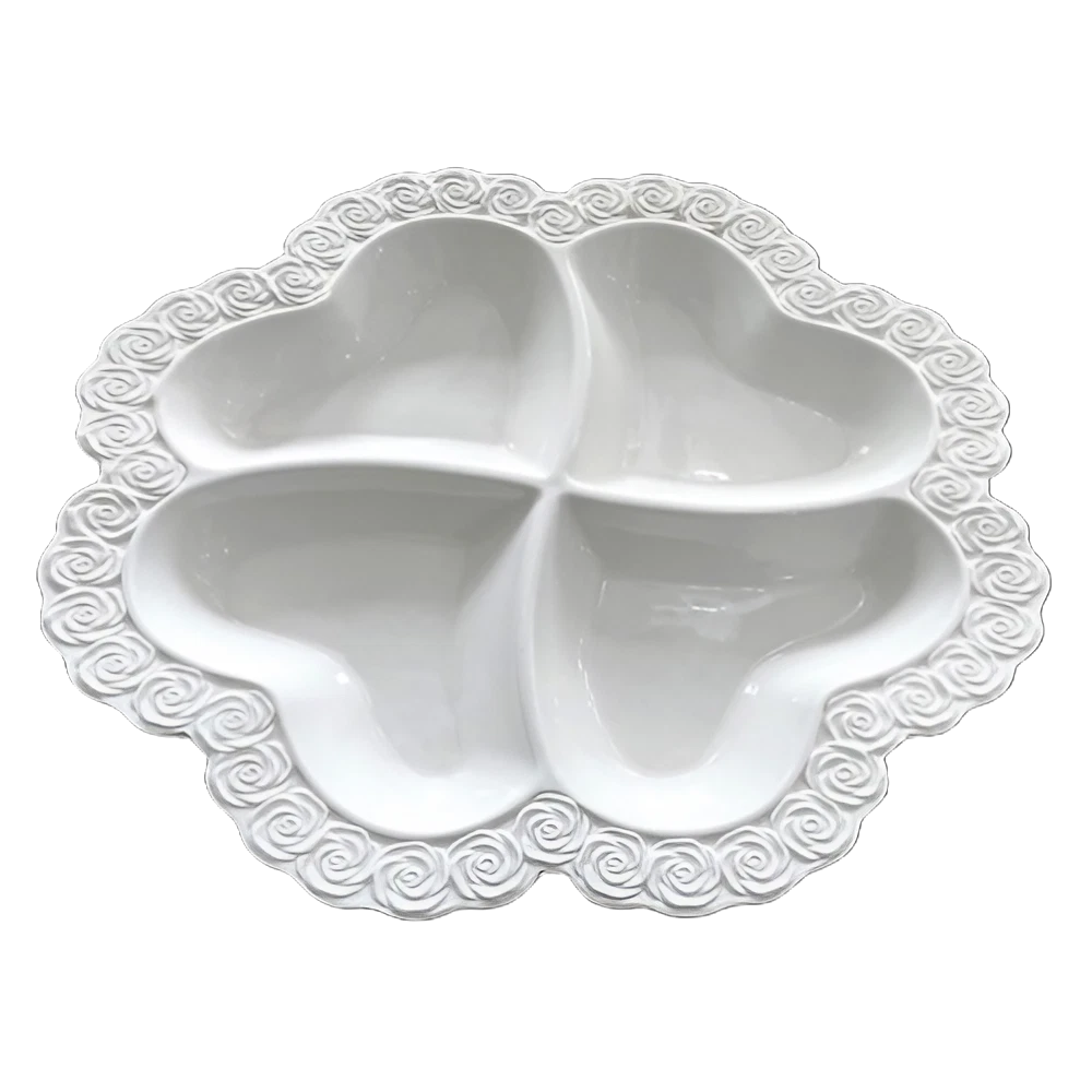 Менажница Stenson MC4557 Heart 4в1 30 см (11120105)