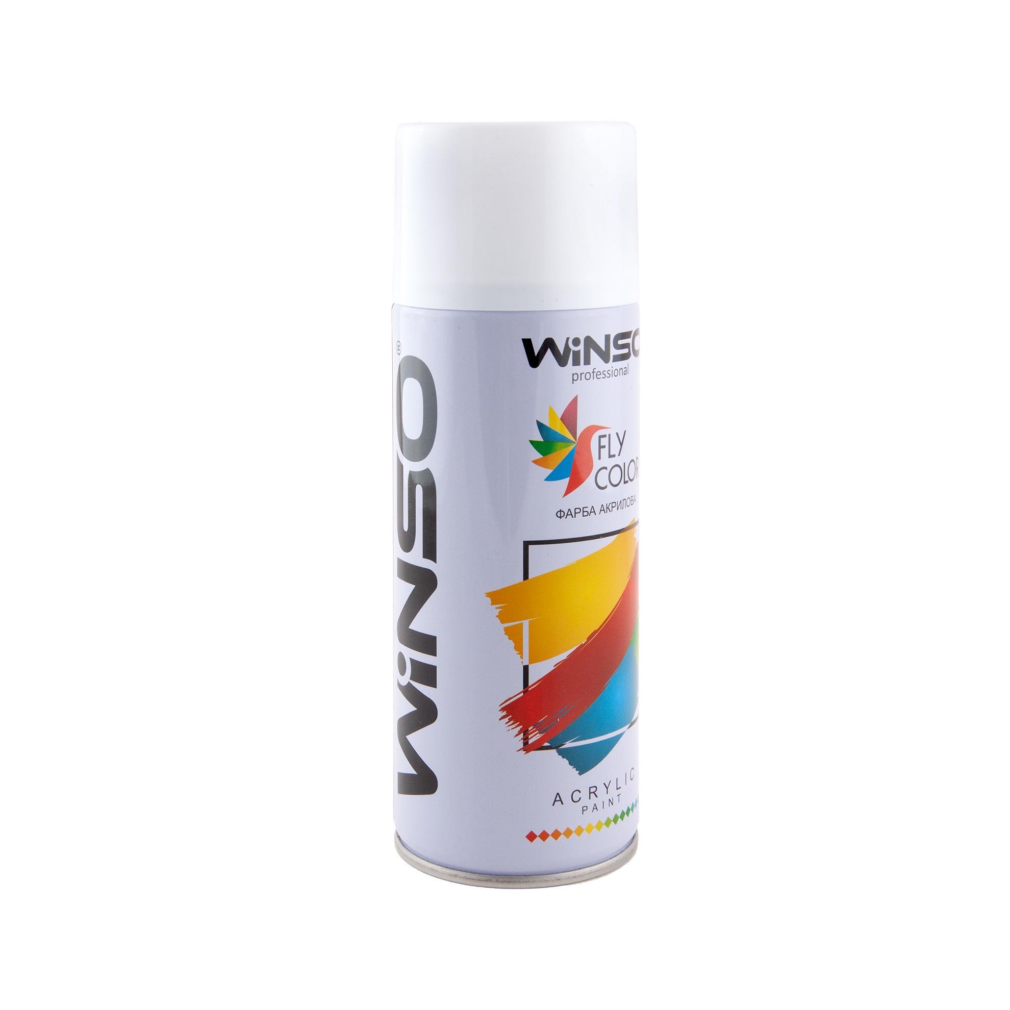 Краска акриловая Winso Spray матовая 450 мл Белый (MATT WHITE/RAL9010) - фото 2 Краска акриловая Winso Spray матовая 450 мл Белый (MATT WHITE/RAL9010) - фото 2