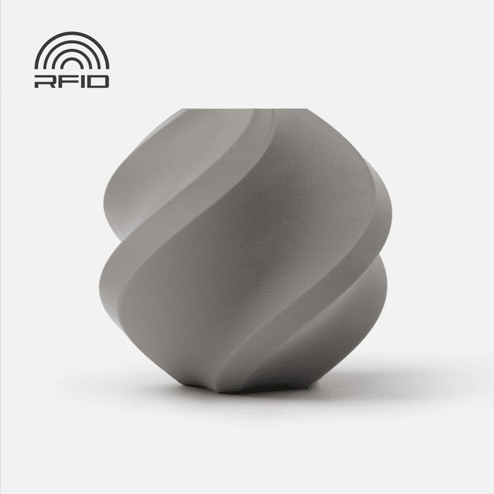 Пластик Bambu Lab PLA с RFID меткой Basic Grey (10103)