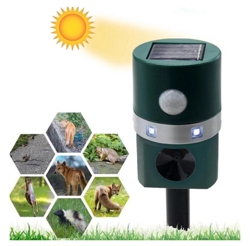 Відлякувач тварин/птахів/гризунів Solar Pest Repeller HC19/7002 ультразвуковий з датчиком руху (30151142ER) - фото 5