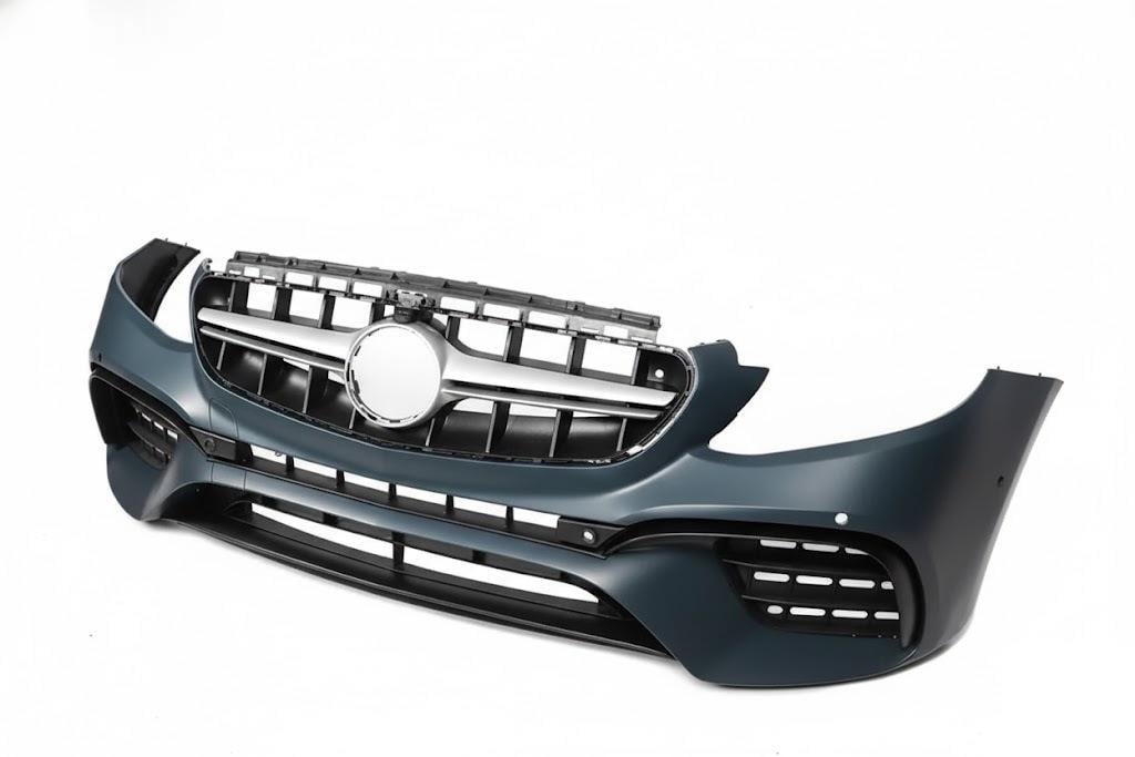 Бампер передній GBT AMG E63 в зібраному вигляді V2 для 2016-2020 для Mercedes E-class coupe C238 2016-2024 рр. пластик (157465)