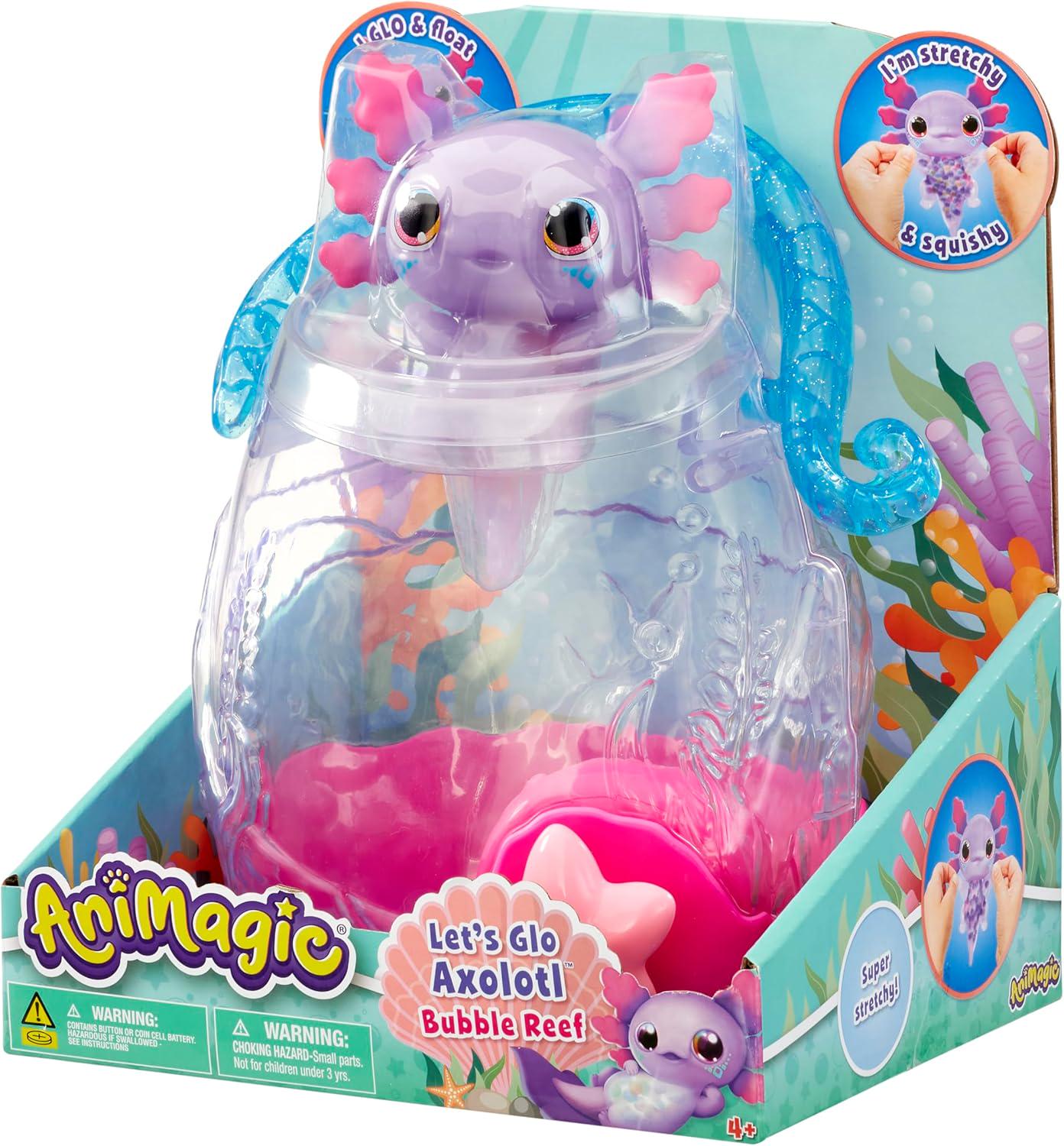 Интерактивная игрушка Animagic Lets Glo Axolotl Bubble Reef Goliath Пузырьковый риф (258565456)