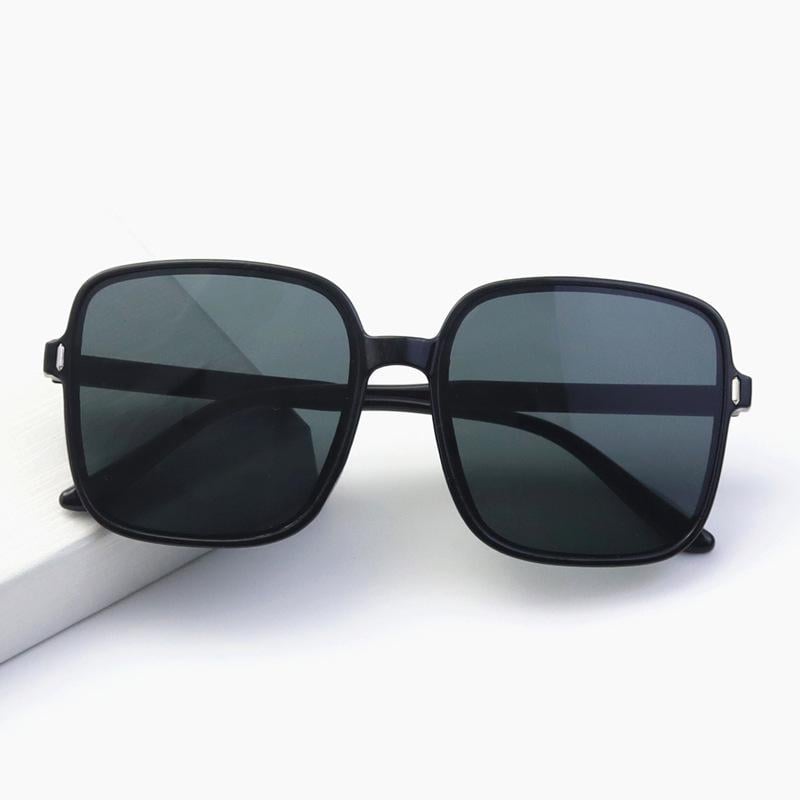 Солнцезащитные очки квадратные Черный (A9772) - фото 3